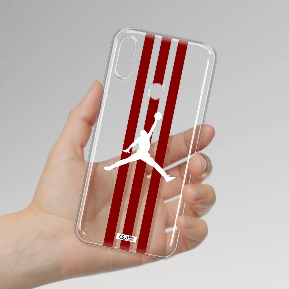 Jordan Icon Samsung A11 Clear TPU Case