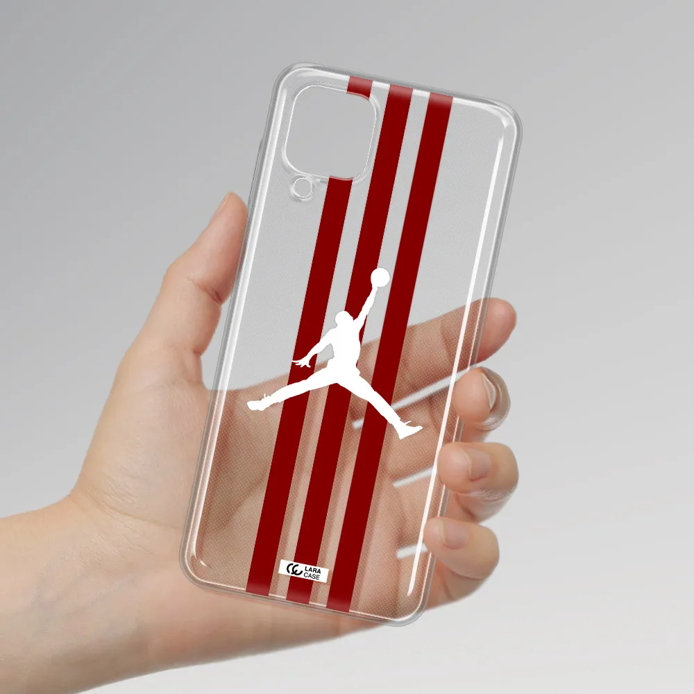 Jordan Icon Samsung A12 4g Clear TPU Case