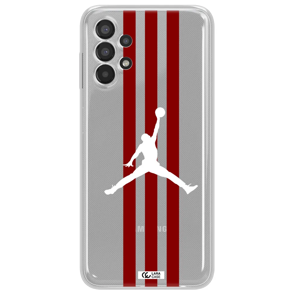 Jordan Icon Samsung A13 Clear TPU Case