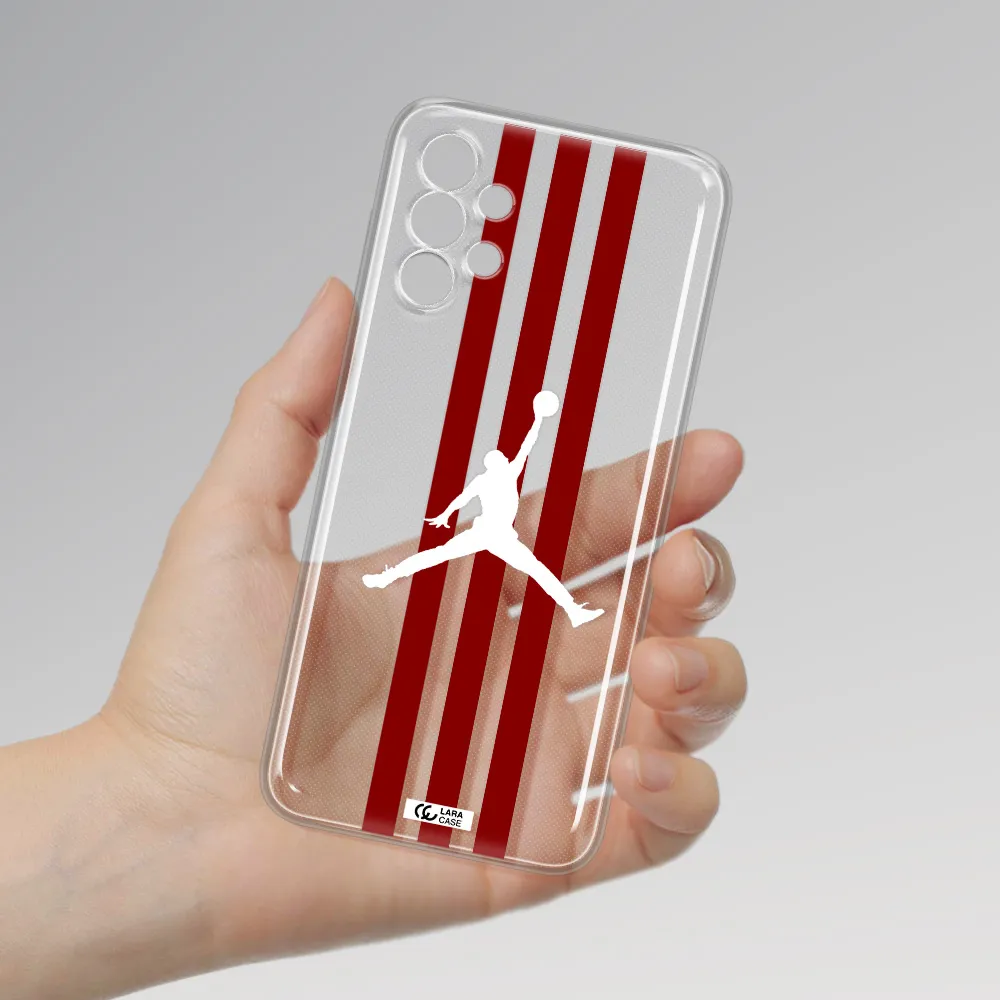 Jordan Icon Samsung A13 Clear TPU Case