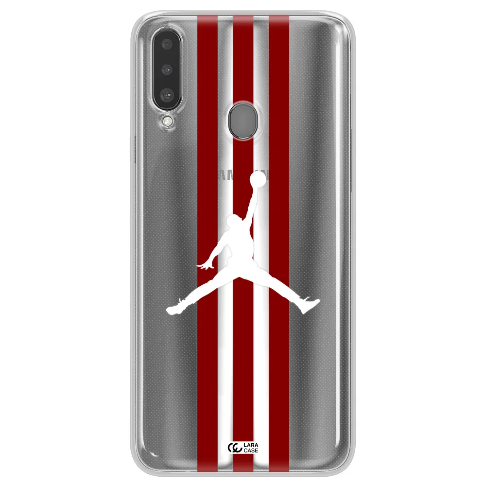 Jordan Icon Samsung A20S Clear TPU Case