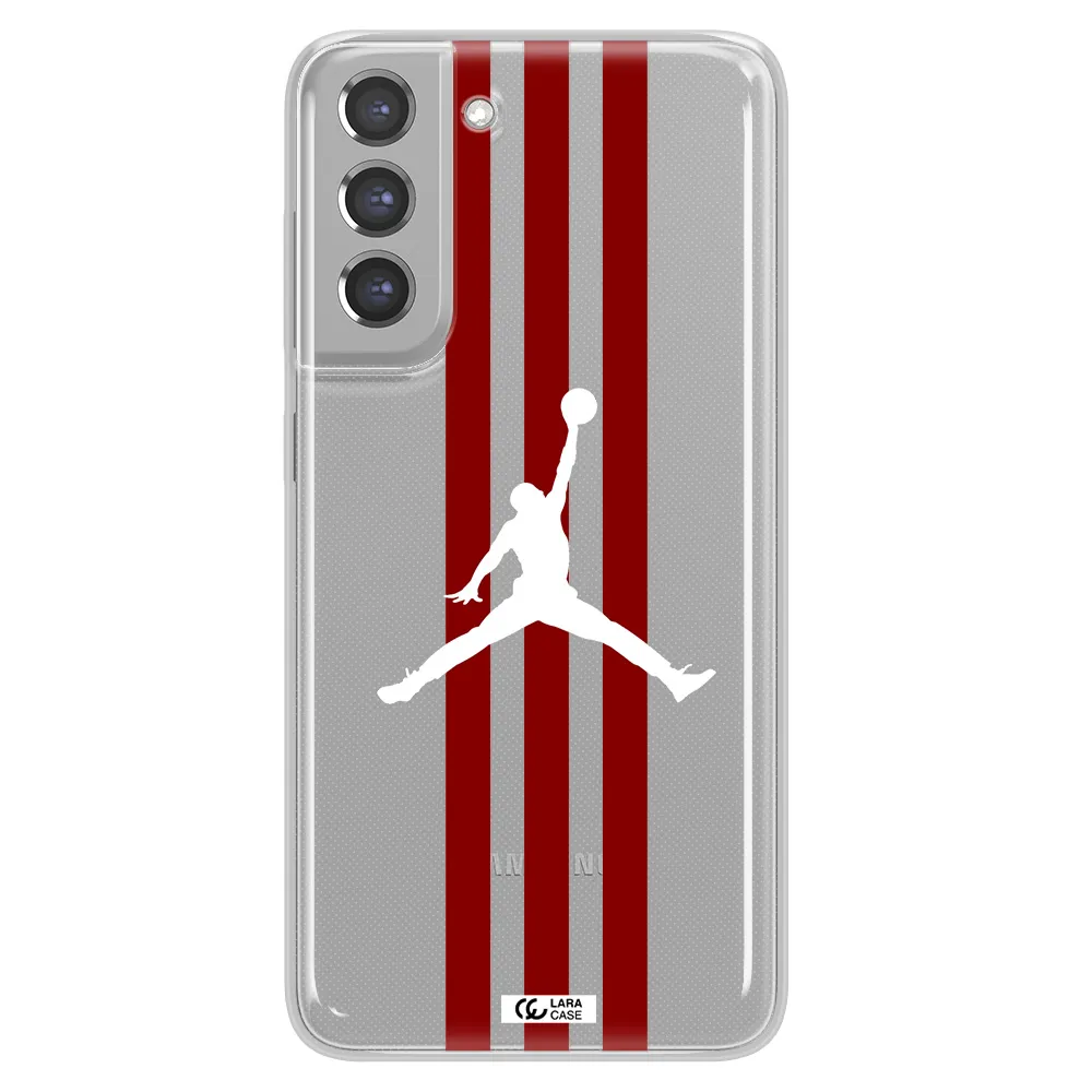 Jordan Icon Samsung A21 Fe Clear TPU Case