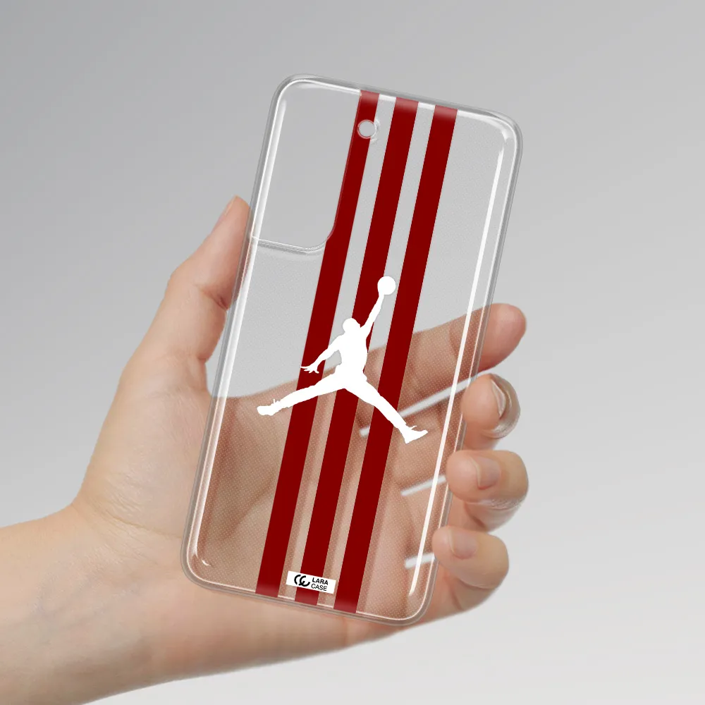 Jordan Icon Samsung A21 Fe Clear TPU Case