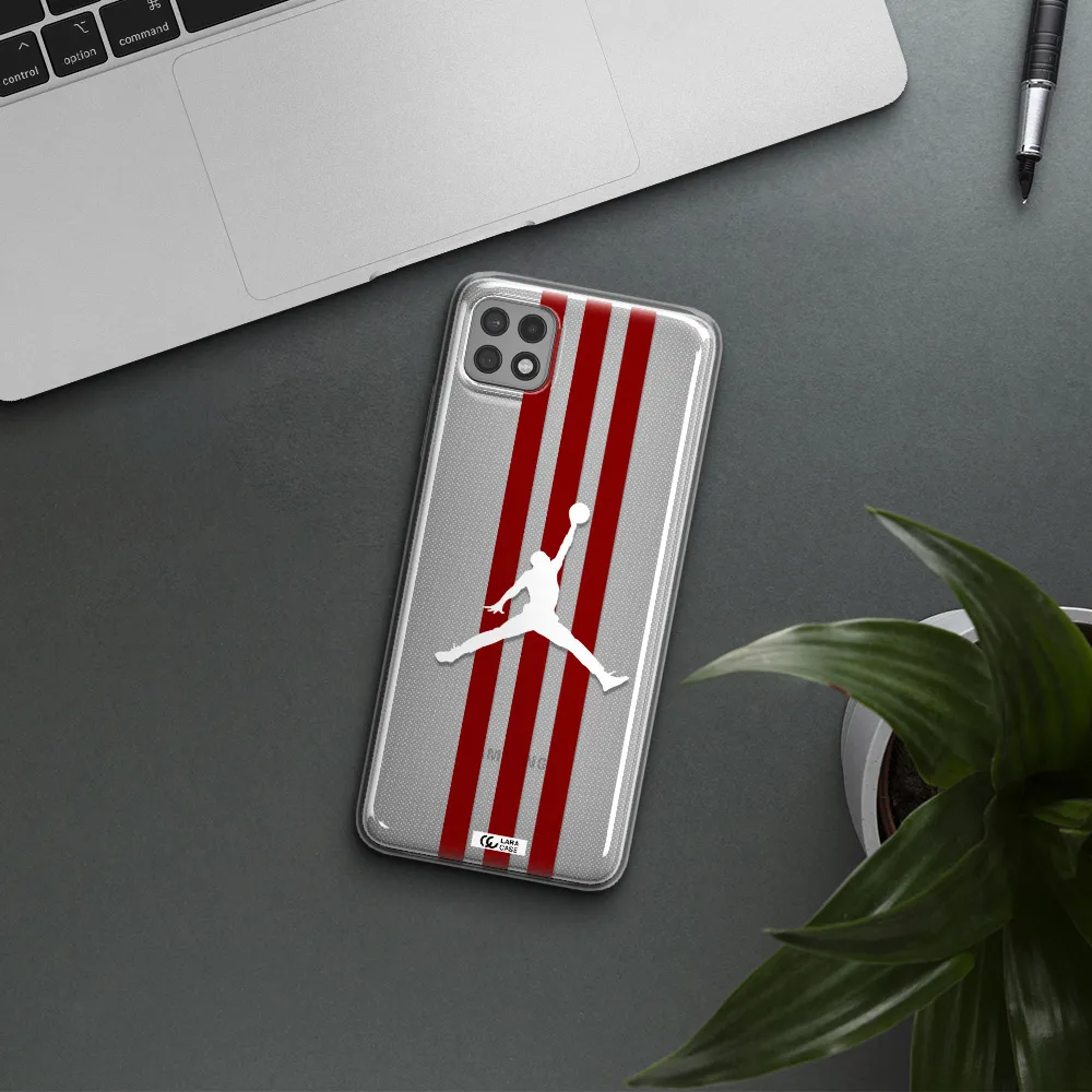 Jordan Icon Samsung A22 5g Clear TPU Case