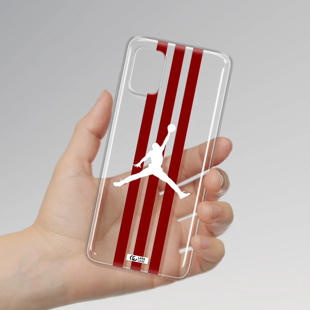Jordan Icon Samsung A31 Clear TPU Case