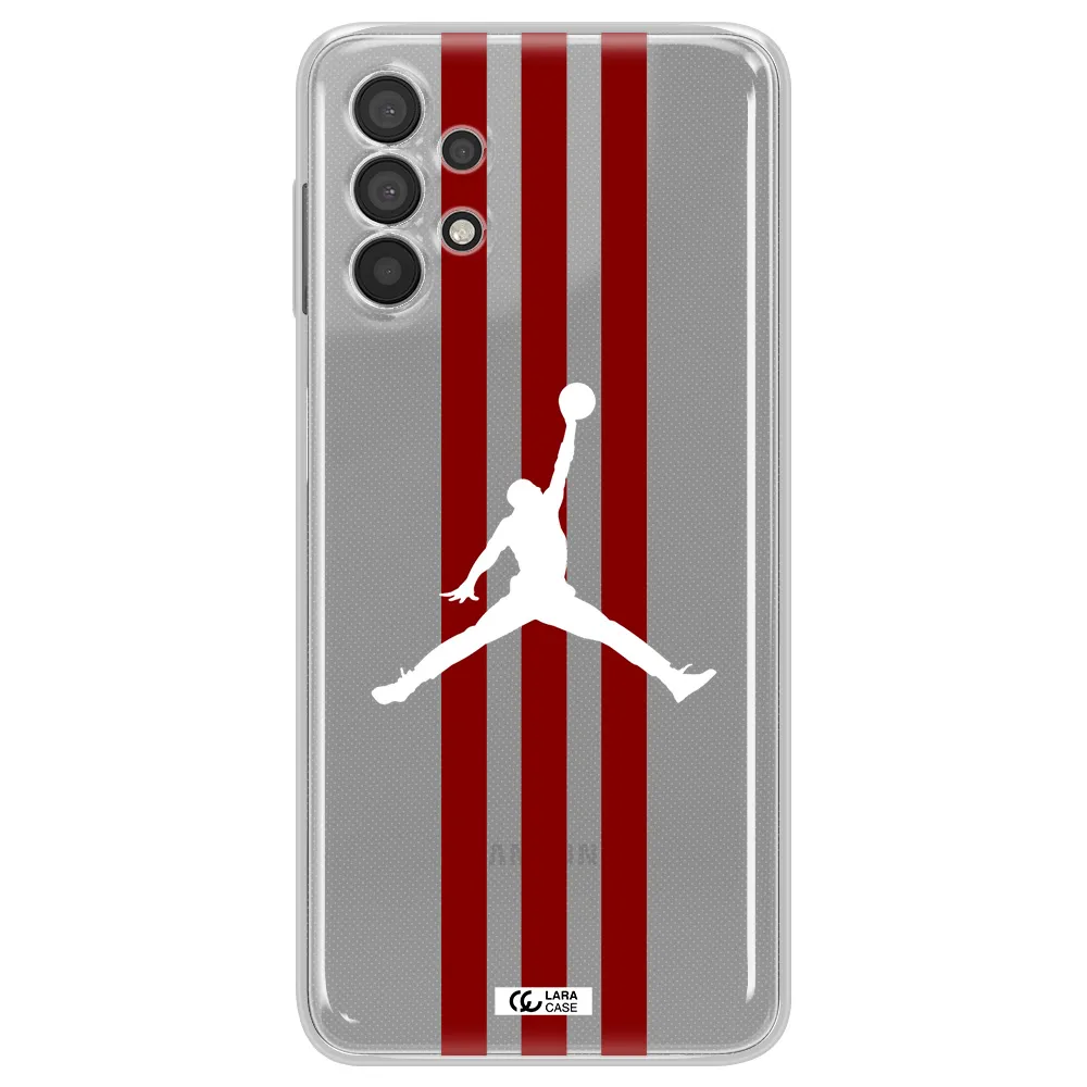 Jordan Icon Samsung A32 Clear TPU Case