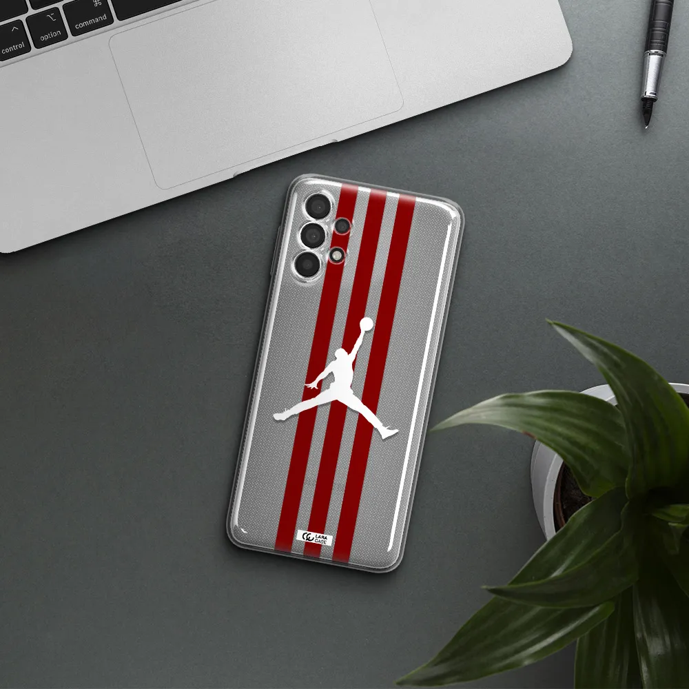 Jordan Icon Samsung A32 Clear TPU Case