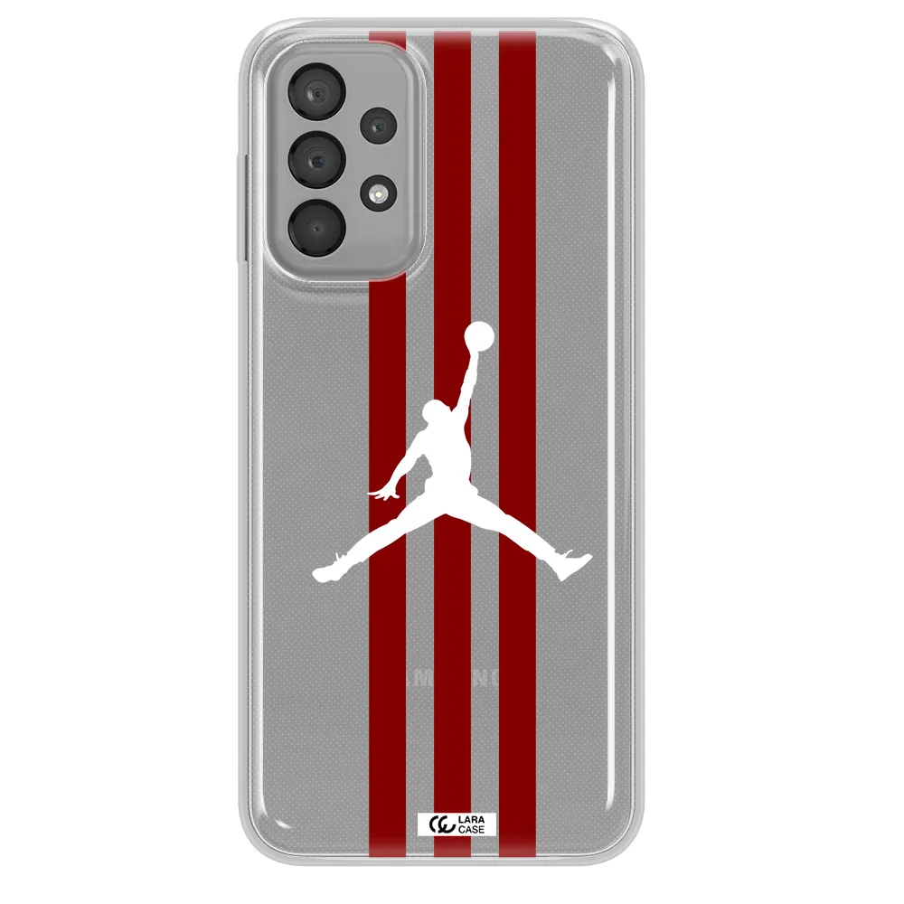 Jordan Icon Samsung A33 Clear TPU Case