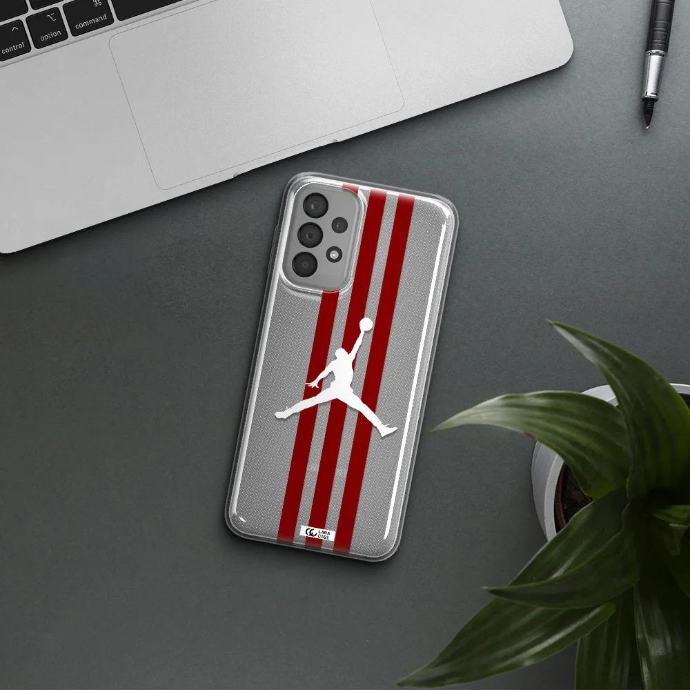 Jordan Icon Samsung A33 Clear TPU Case
