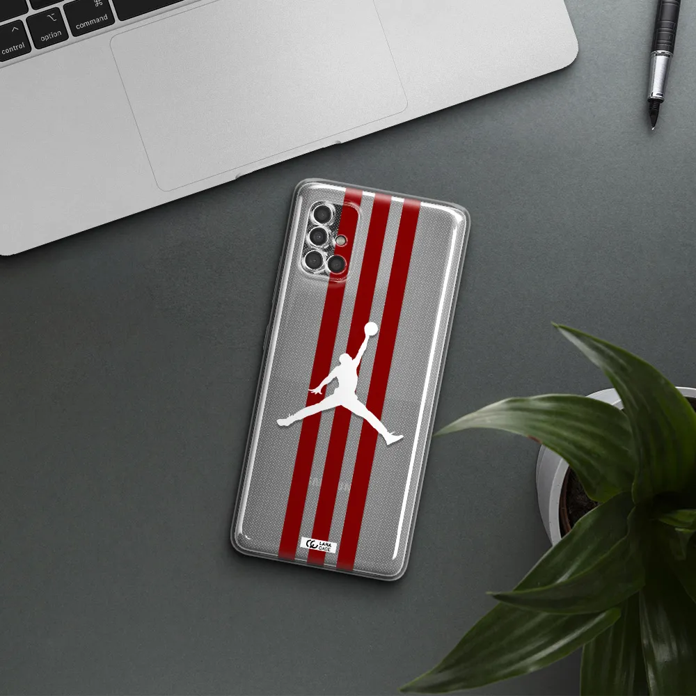 Jordan Icon Samsung A40S Clear Tpu Case