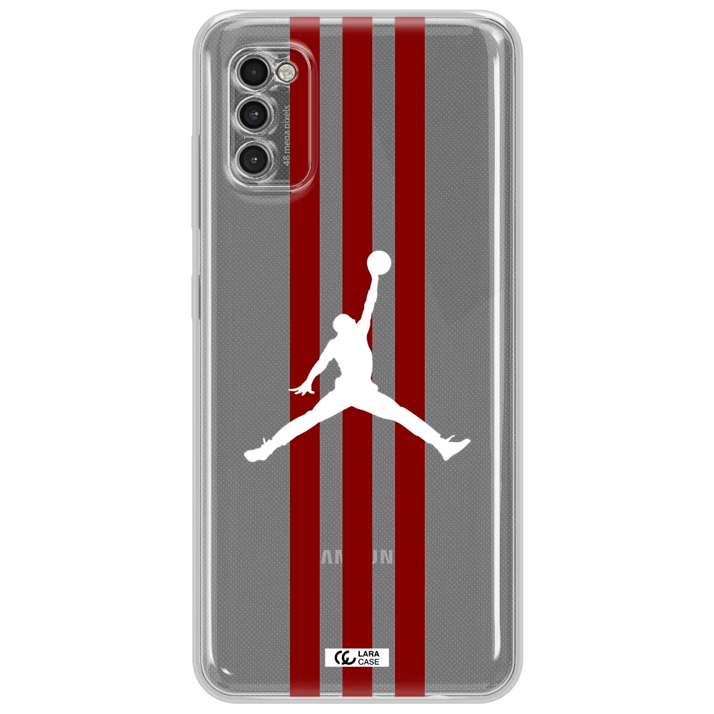 Jordan Icon Samsung A41 Clear Tpu Case