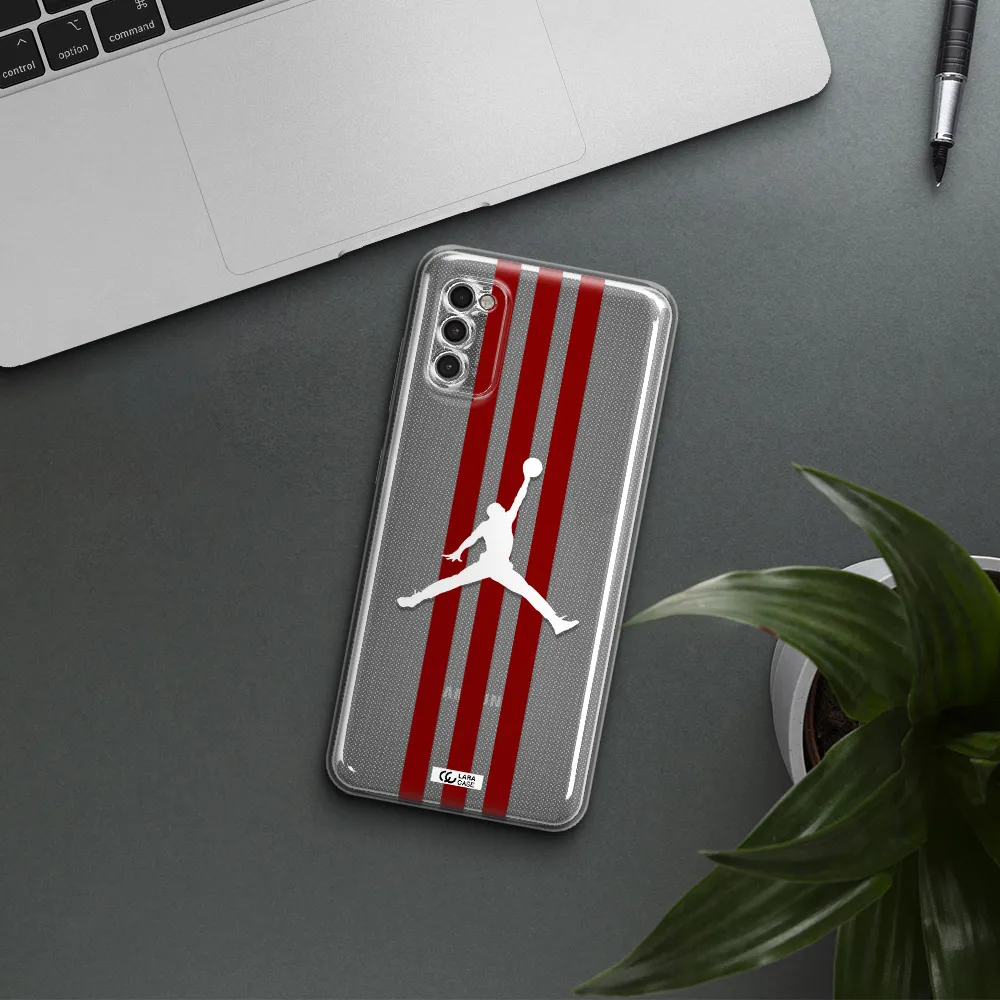 Jordan Icon Samsung A41 Clear Tpu Case