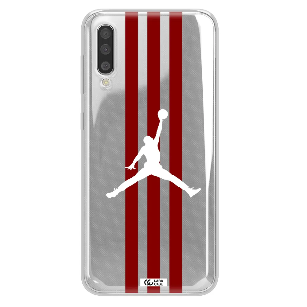 Jordan Icon Samsung A50 Clear TPU Case