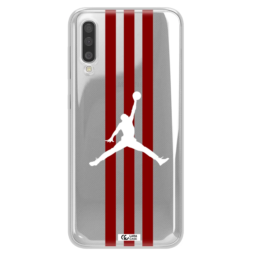Jordan Icon Samsung A50S Clear Tpu Case