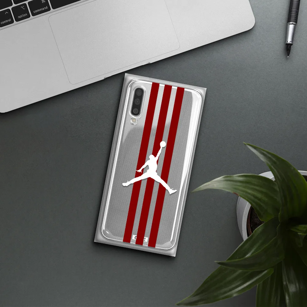 Jordan Icon Samsung A50S Clear Tpu Case