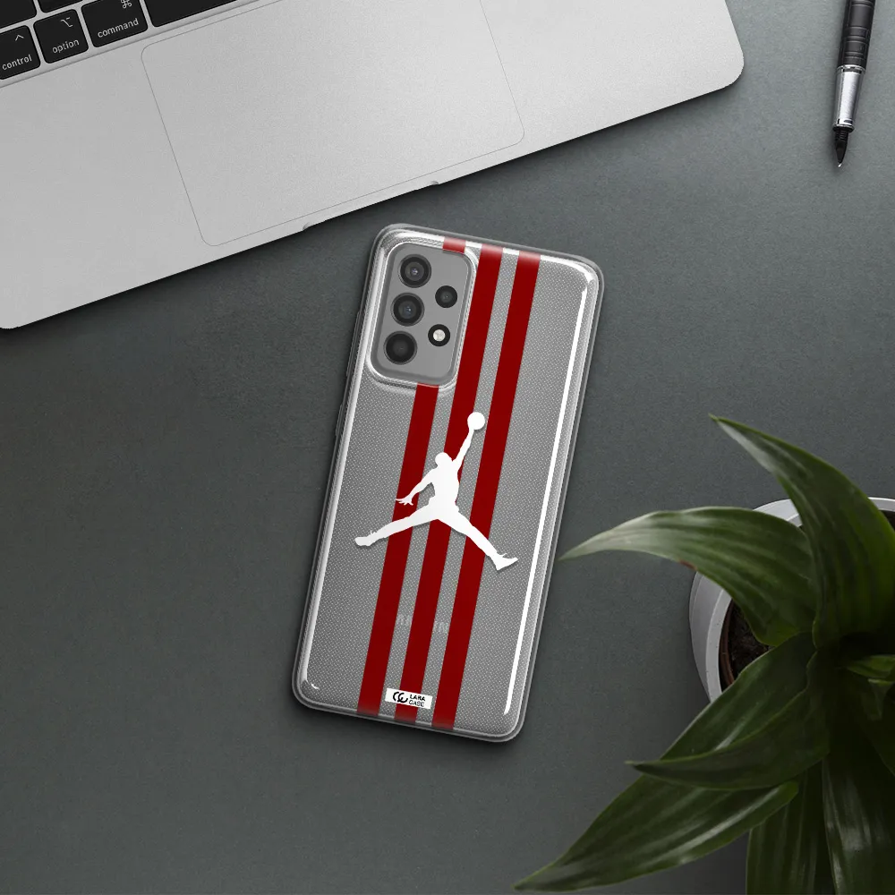 Jordan Icon Samsung A52 Clear TPU Case