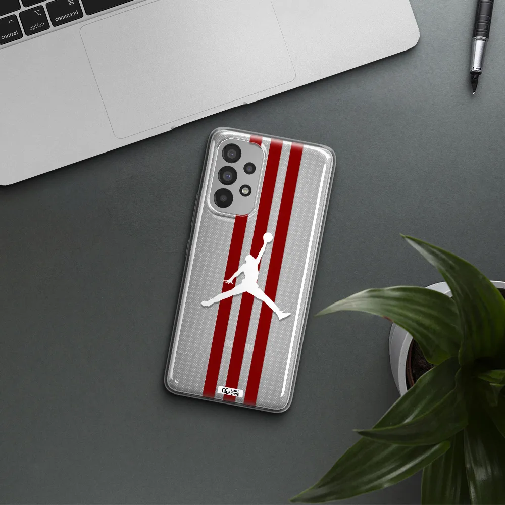Jordan Icon Samsung A53 Clear TPU Case