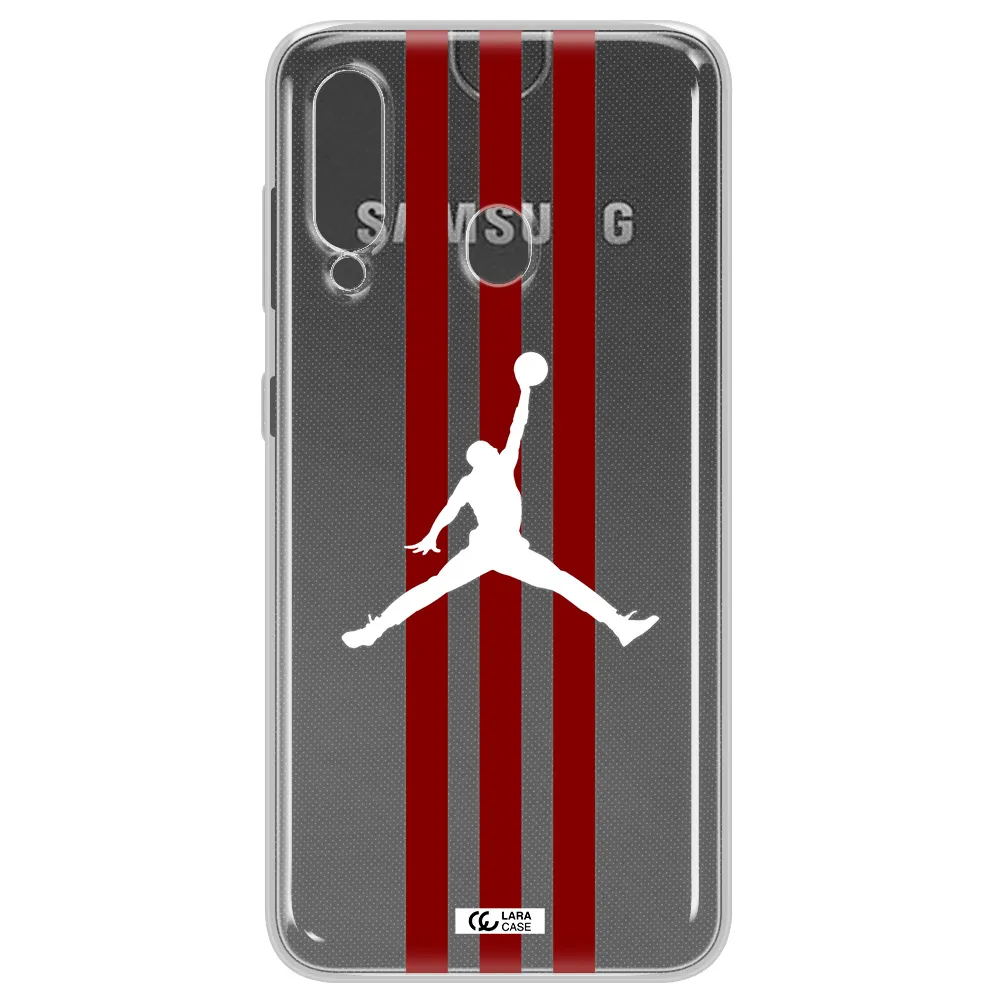 Jordan Icon Samsung A60 Clear TPU Case