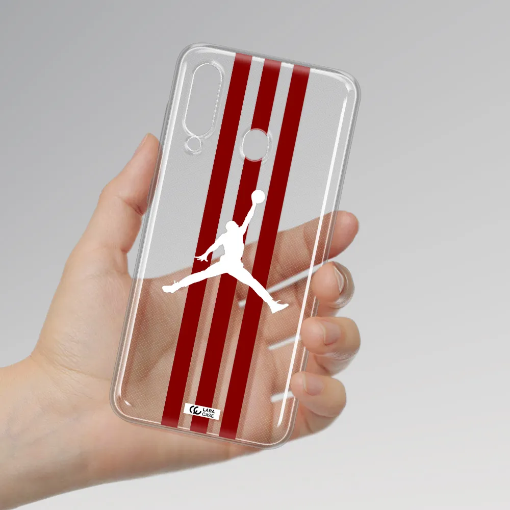 Jordan Icon Samsung A60 Clear TPU Case