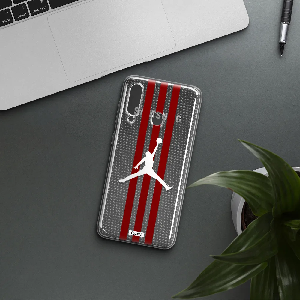 Jordan Icon Samsung A60 Clear TPU Case