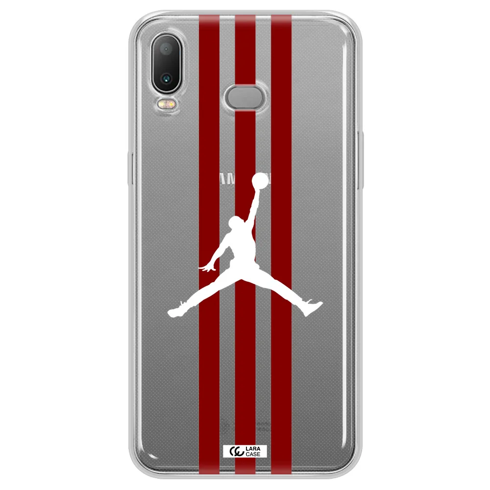 Jordan Icon Samsung A6S Clear TPU Case