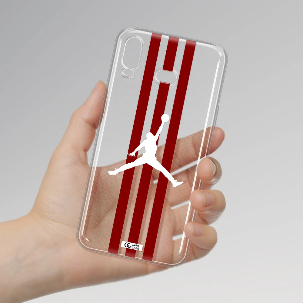 Jordan Icon Samsung A6S Clear TPU Case