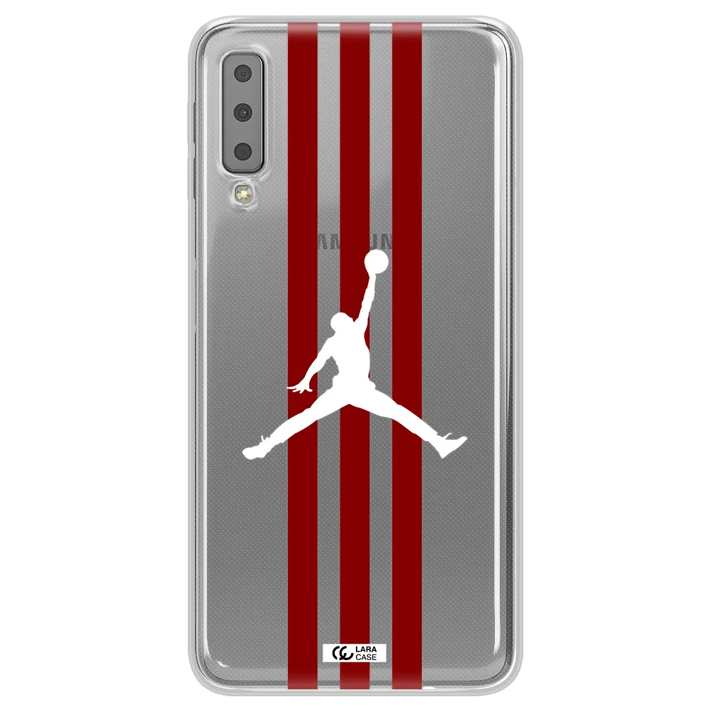 Jordan Icon Samsung A7 2018 Clear TPU Case