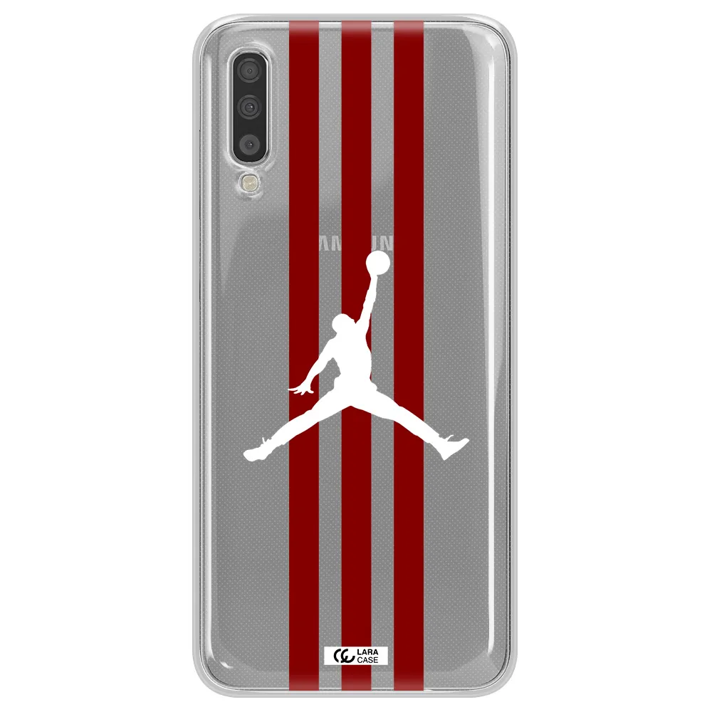Jordan Icon Samsung A70 Clear TPU Case