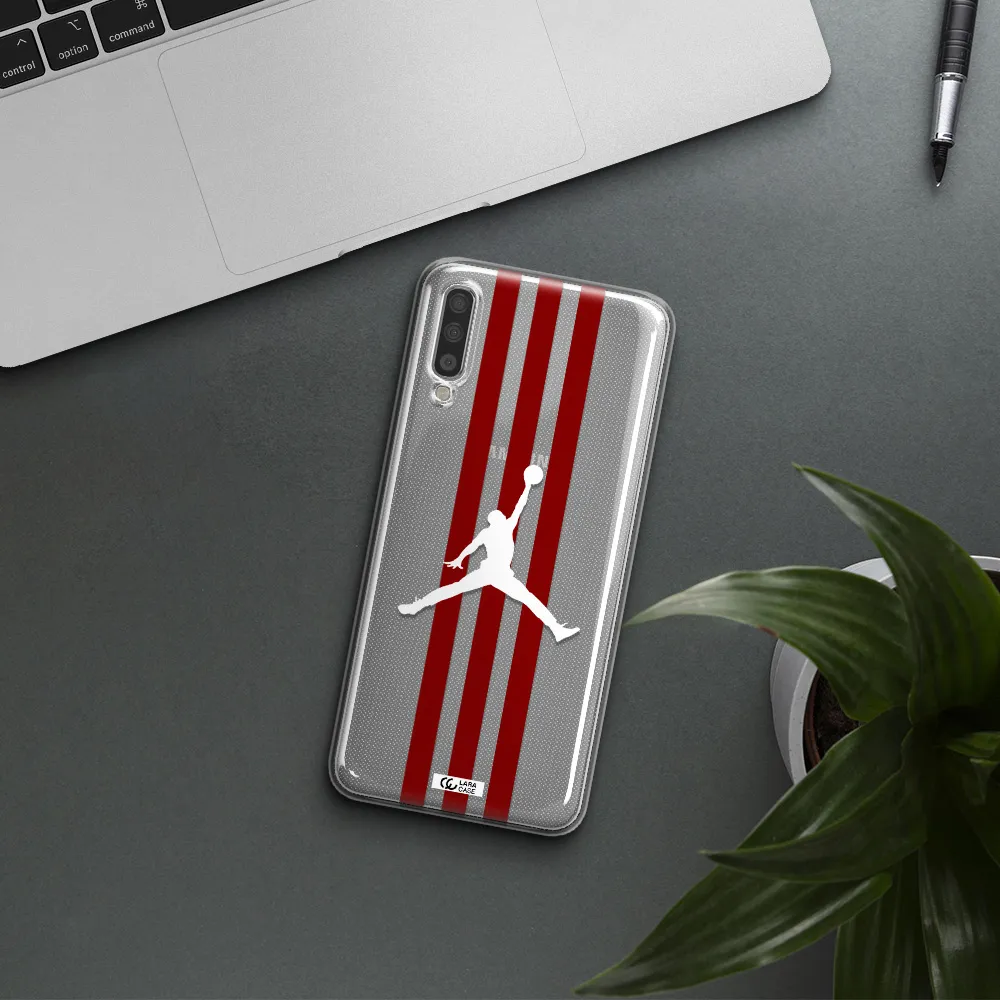 Jordan Icon Samsung A70 Clear TPU Case