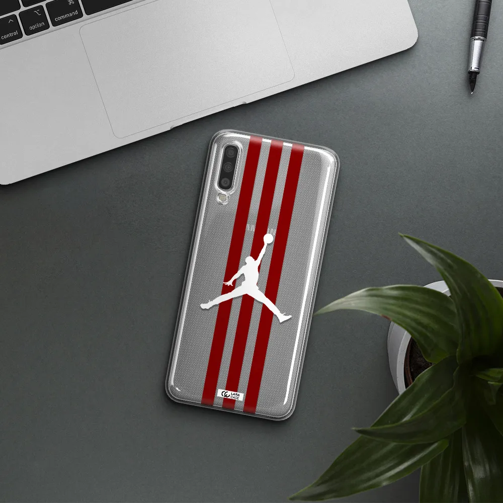 Jordan Icon Samsung A70S Clear Tpu Case