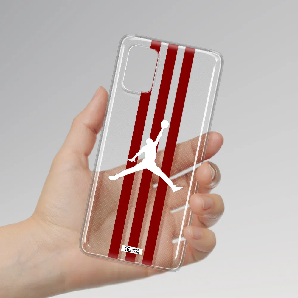 Jordan Icon Samsung A71 Clear TPU Case