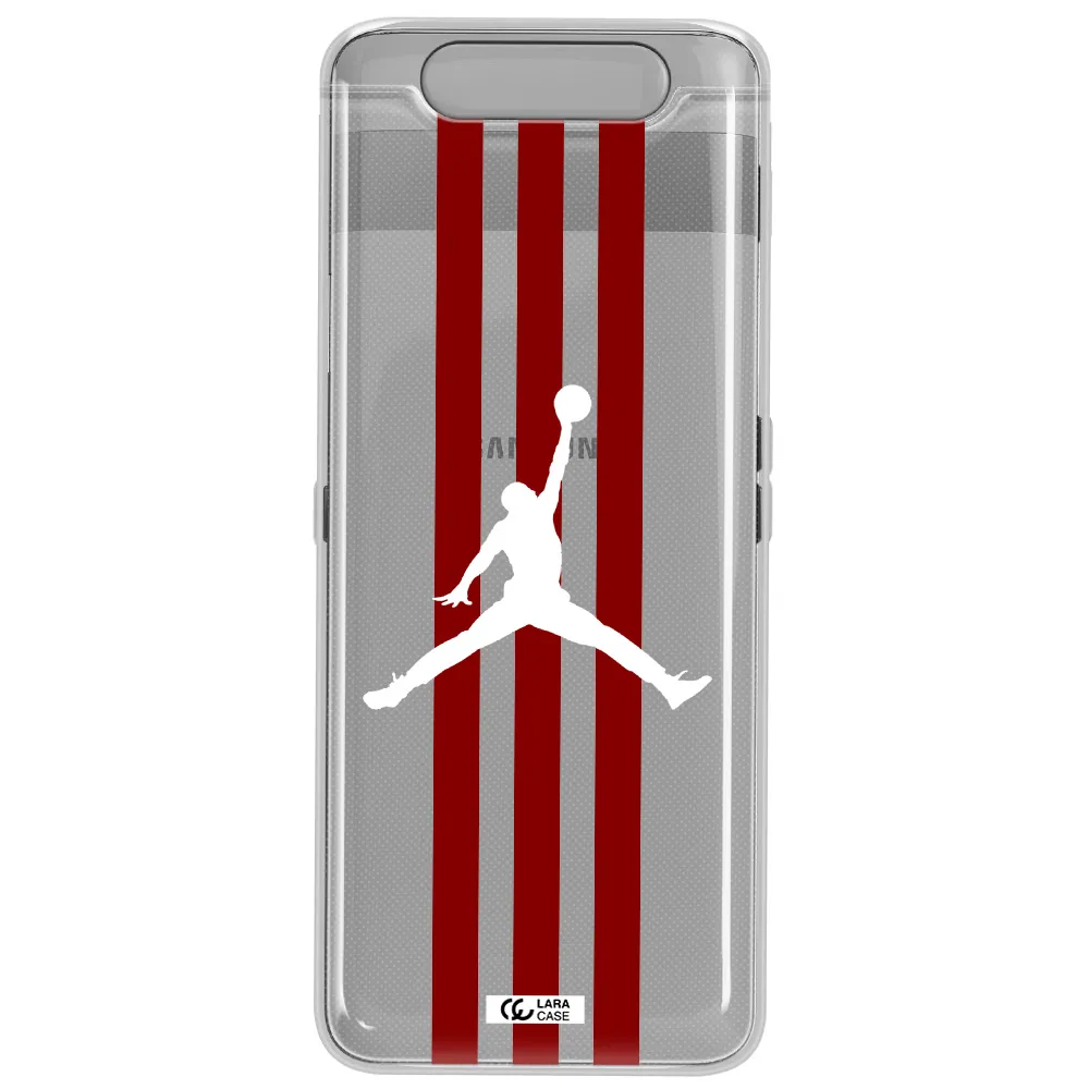 Jordan Icon Samsung A80 Clear TPU Case