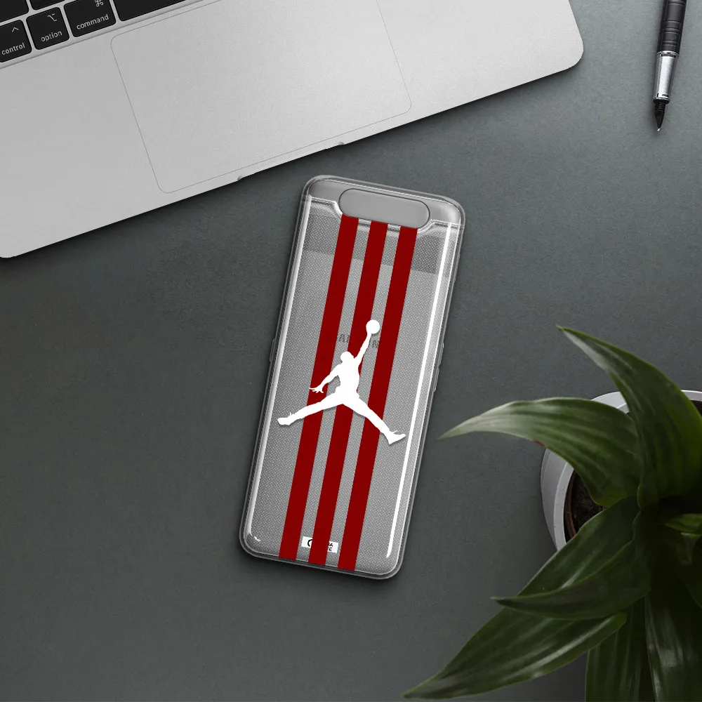 Jordan Icon Samsung A80 Clear TPU Case