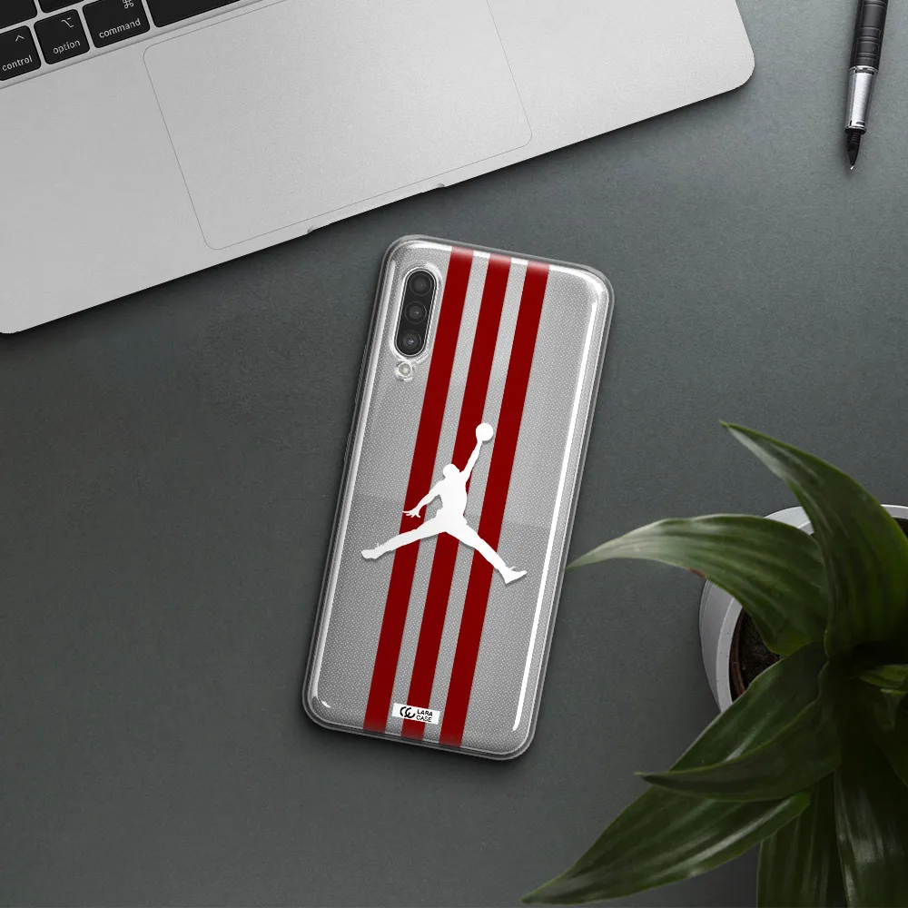Jordan Icon Samsung A90 Clear TPU Case