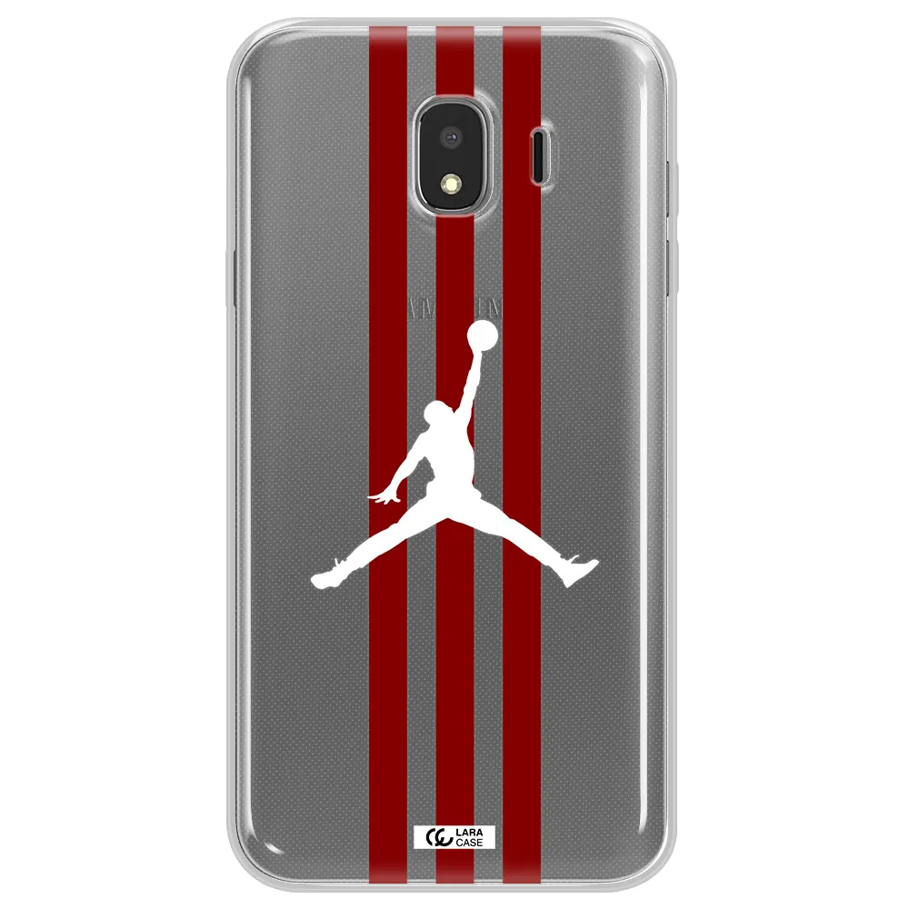 Jordan Icon Samsung J4 Clear TPU Case