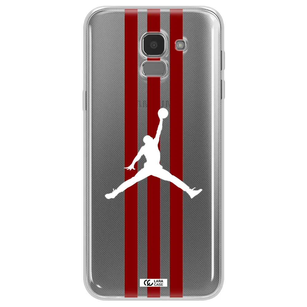 Jordan Icon Samsung J6 Clear TPU Case