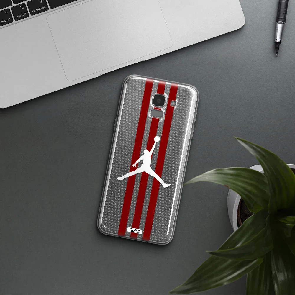 Jordan Icon Samsung J6 Clear TPU Case
