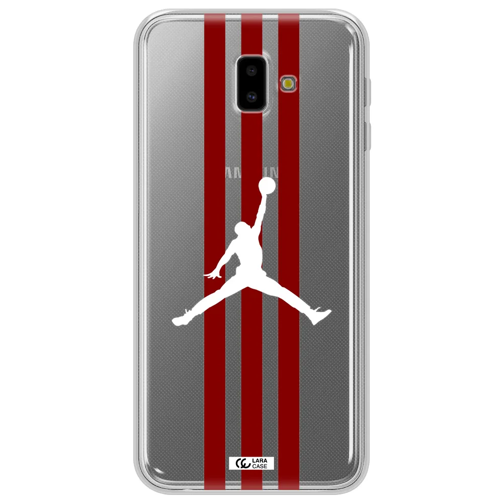 Jordan Icon Samsung J6 Plus Clear TPU Case