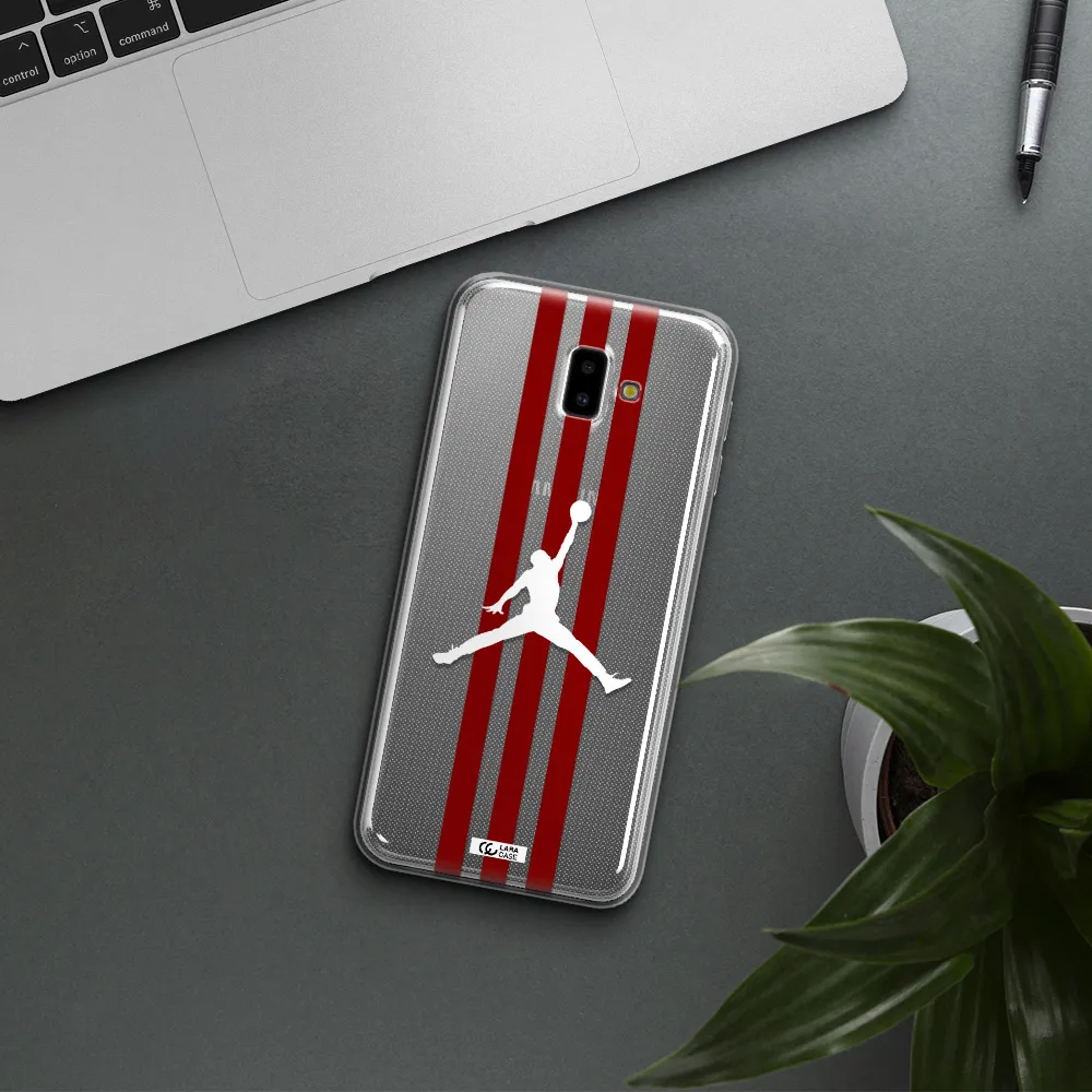 Jordan Icon Samsung J6 Plus Clear TPU Case