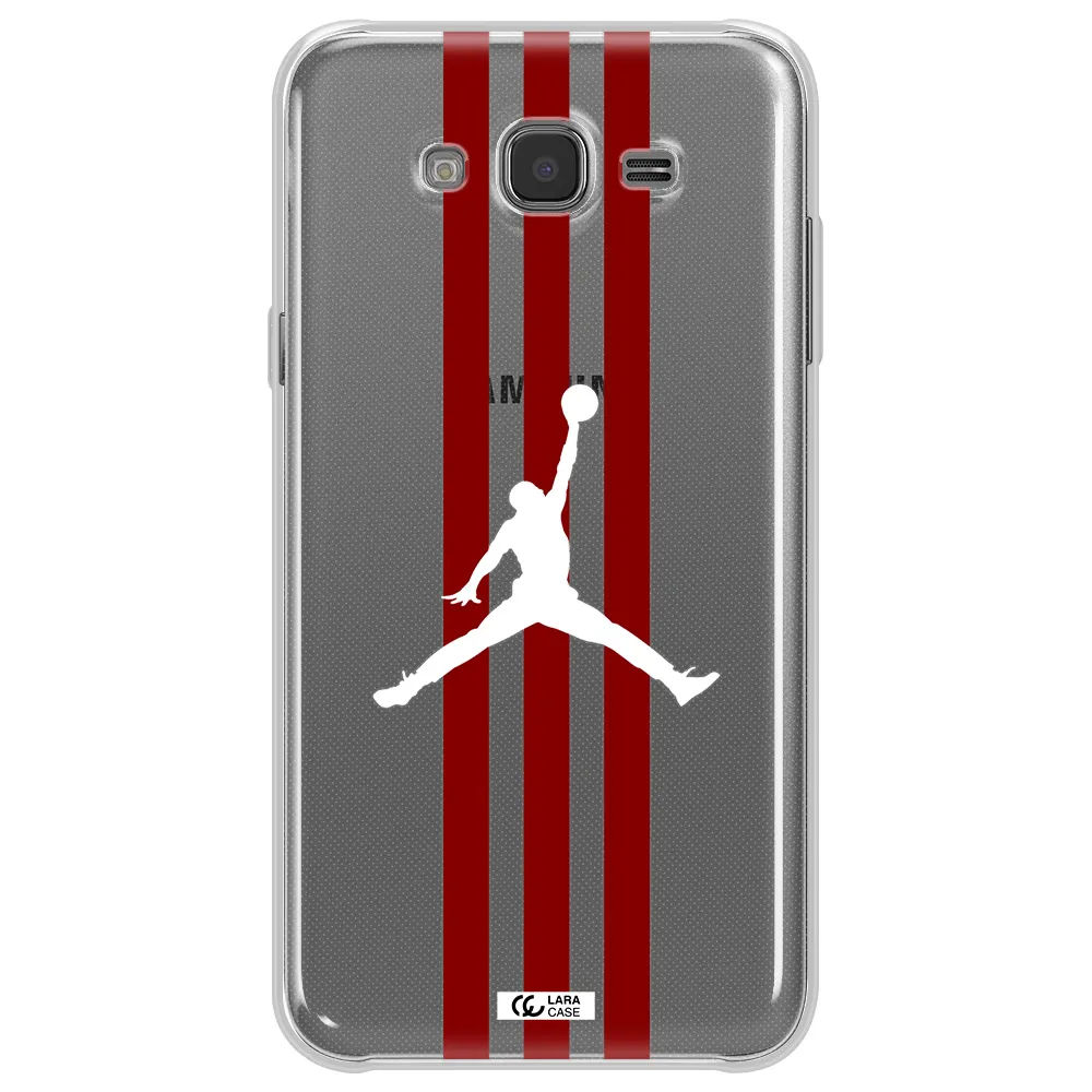 Jordan Icon Samsung J7 Clear TPU Case