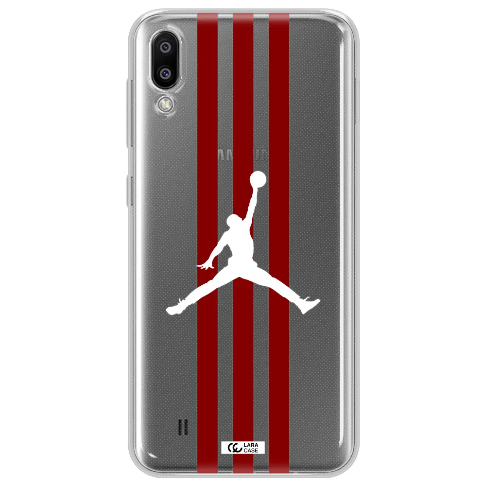 Jordan Icon Samsung M10 Clear TPU Case