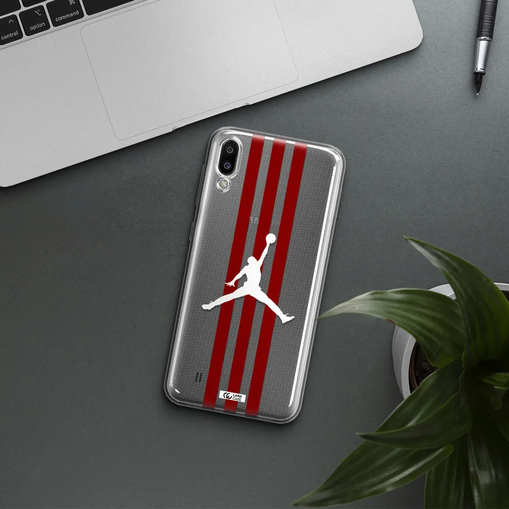 Jordan Icon Samsung M10 Clear TPU Case