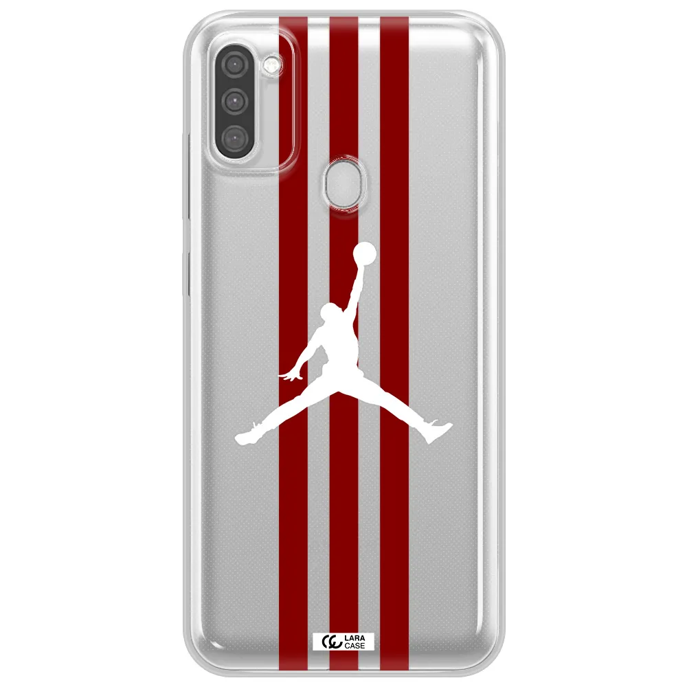 Jordan Icon Samsung M11 Clear TPU Case