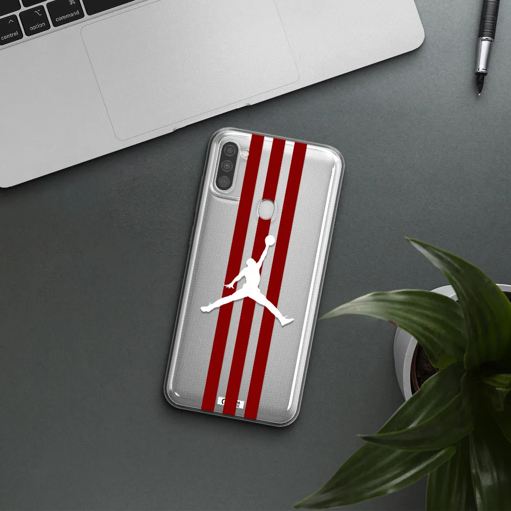 Jordan Icon Samsung M11 Clear TPU Case