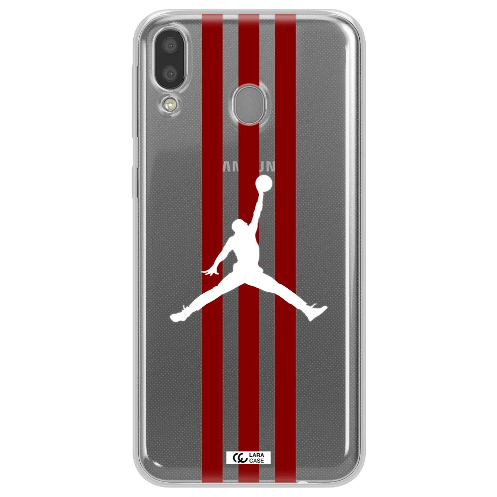 Jordan Icon Samsung M20 Clear TPU Case