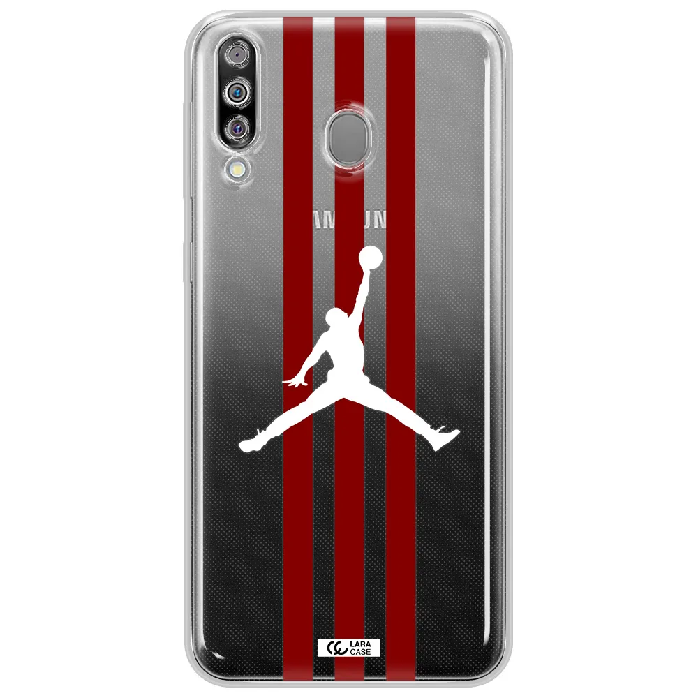 Jordan Icon Samsung M30 Clear TPU Case
