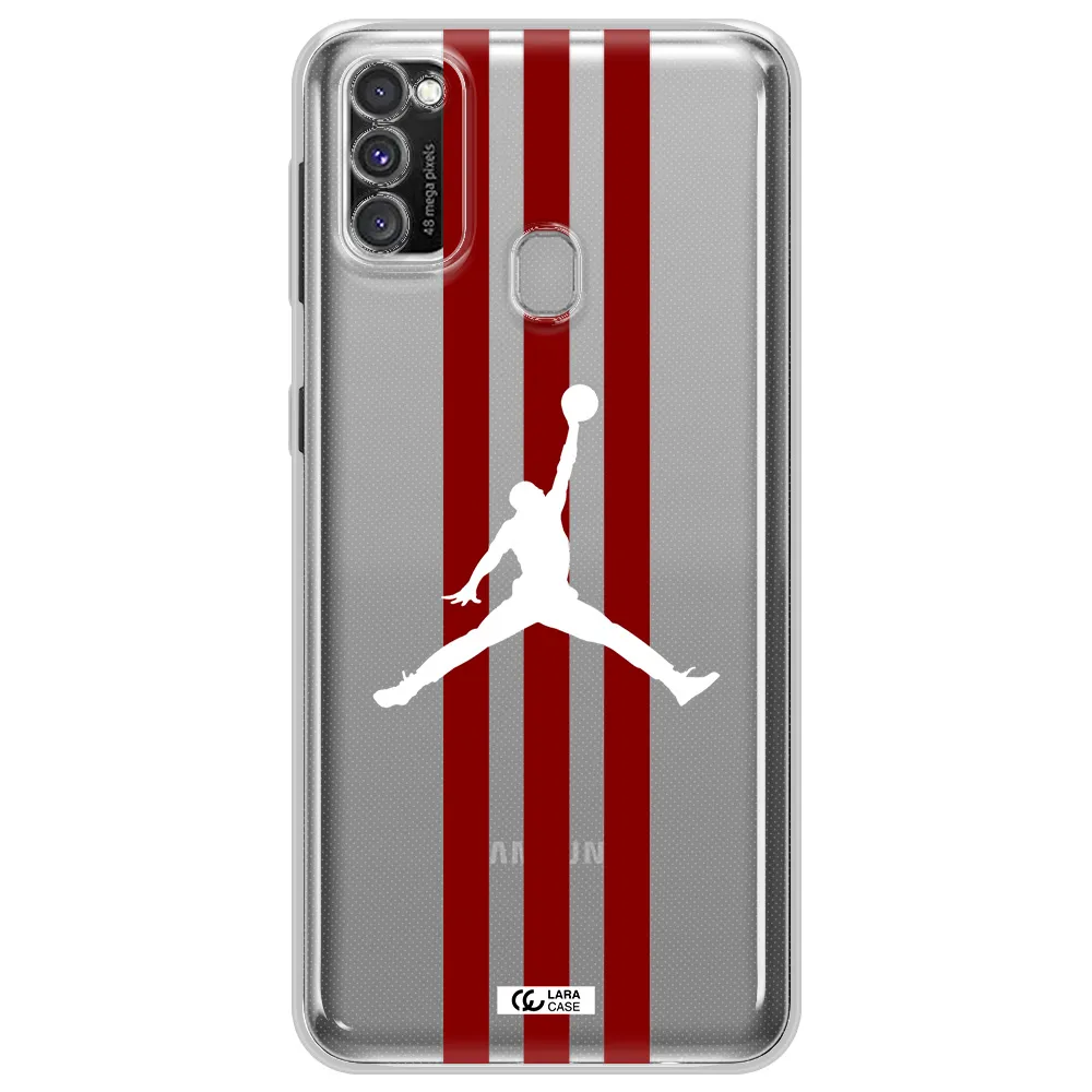 Jordan Icon Samsung M30S Clear TPU Case