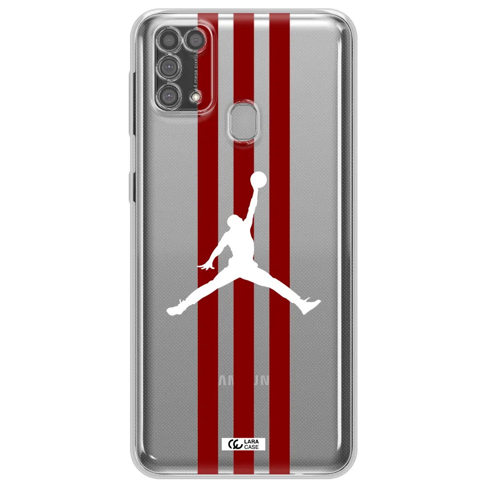 Jordan Icon Samsung M31 Clear TPU Case