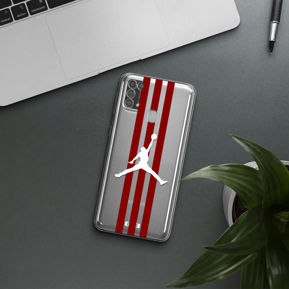 Jordan Icon Samsung M31 Clear TPU Case