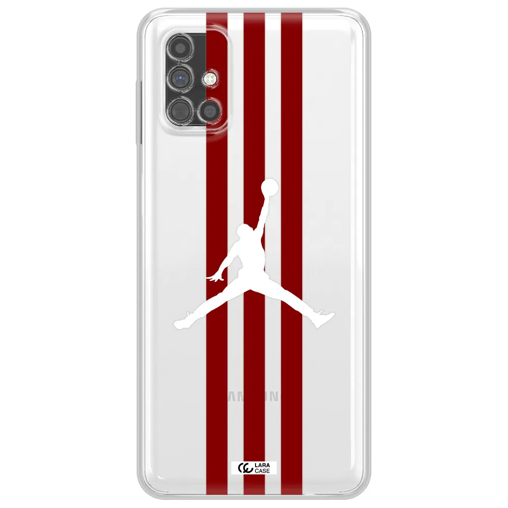 Jordan Icon Samsung M51 Clear TPU Case